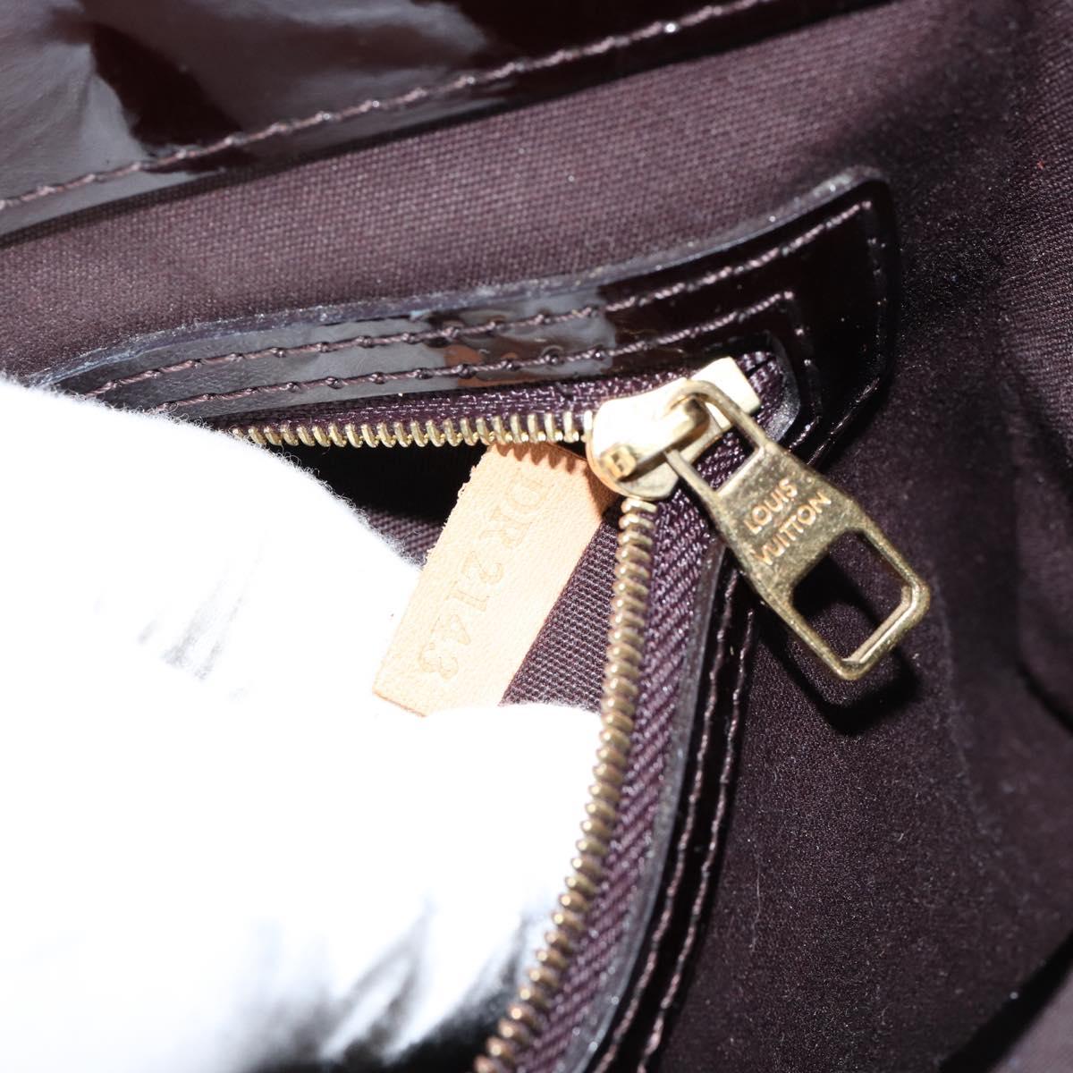 LOUIS VUITTON Monogram Vernis Catalina BB Bag Amarante M90017 LV Auth 154296