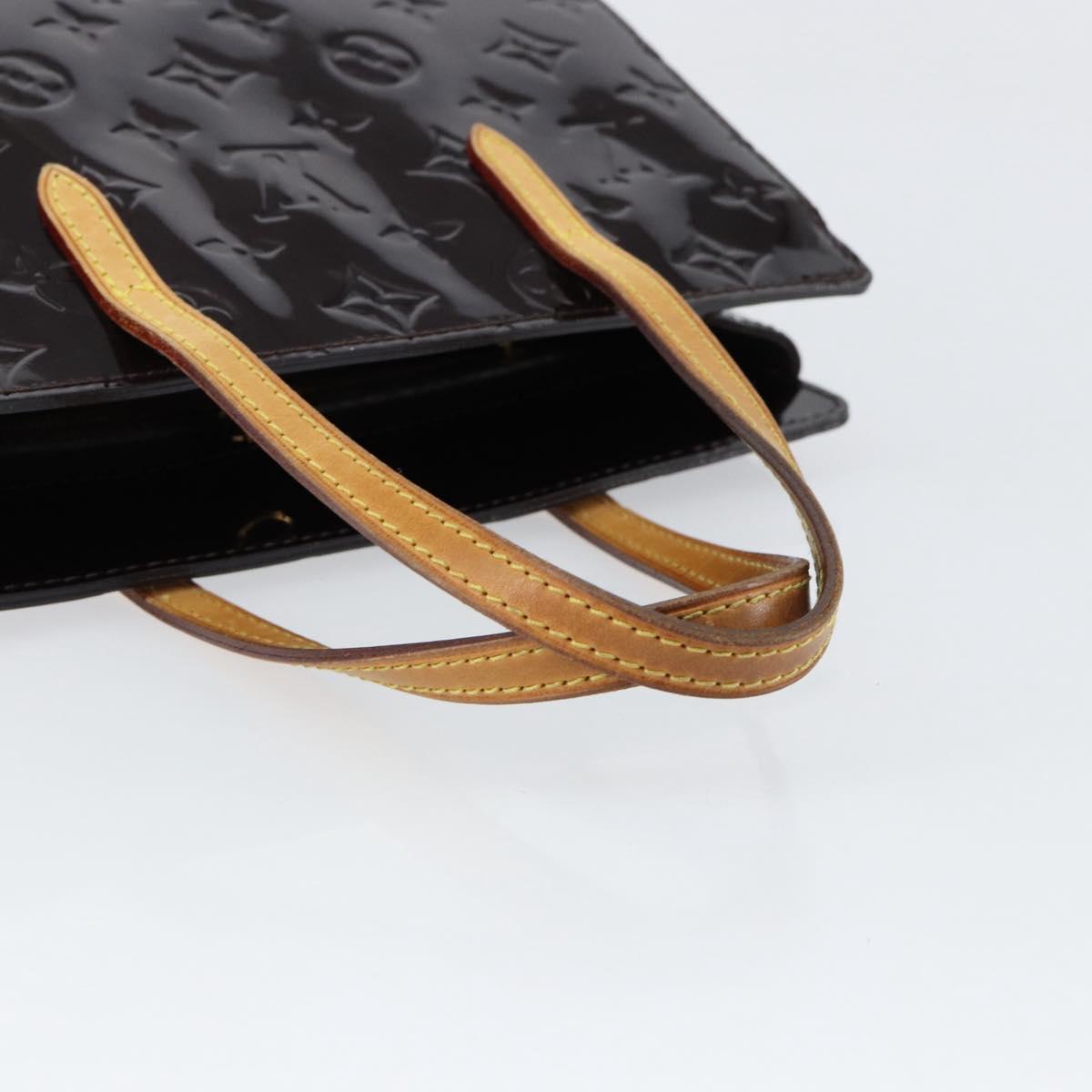 LOUIS VUITTON Monogram Vernis Catalina BB Bag Amarante M90017 LV Auth 154296