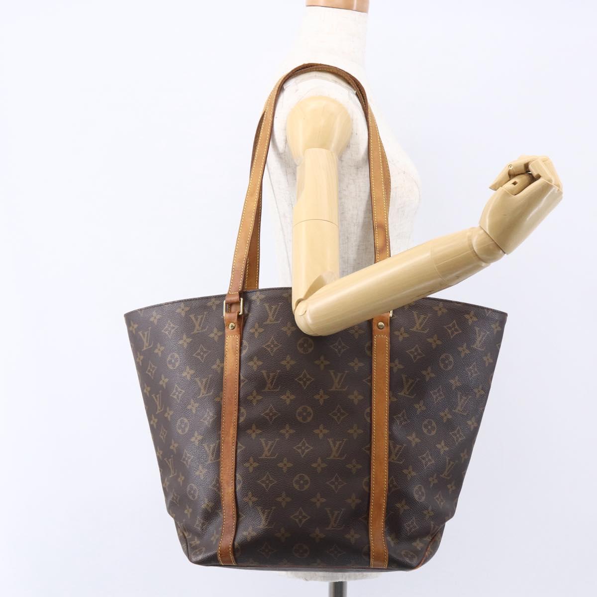 LOUIS VUITTON Monogram Sac Shopping Tote Bag M51108 LV Auth 154310