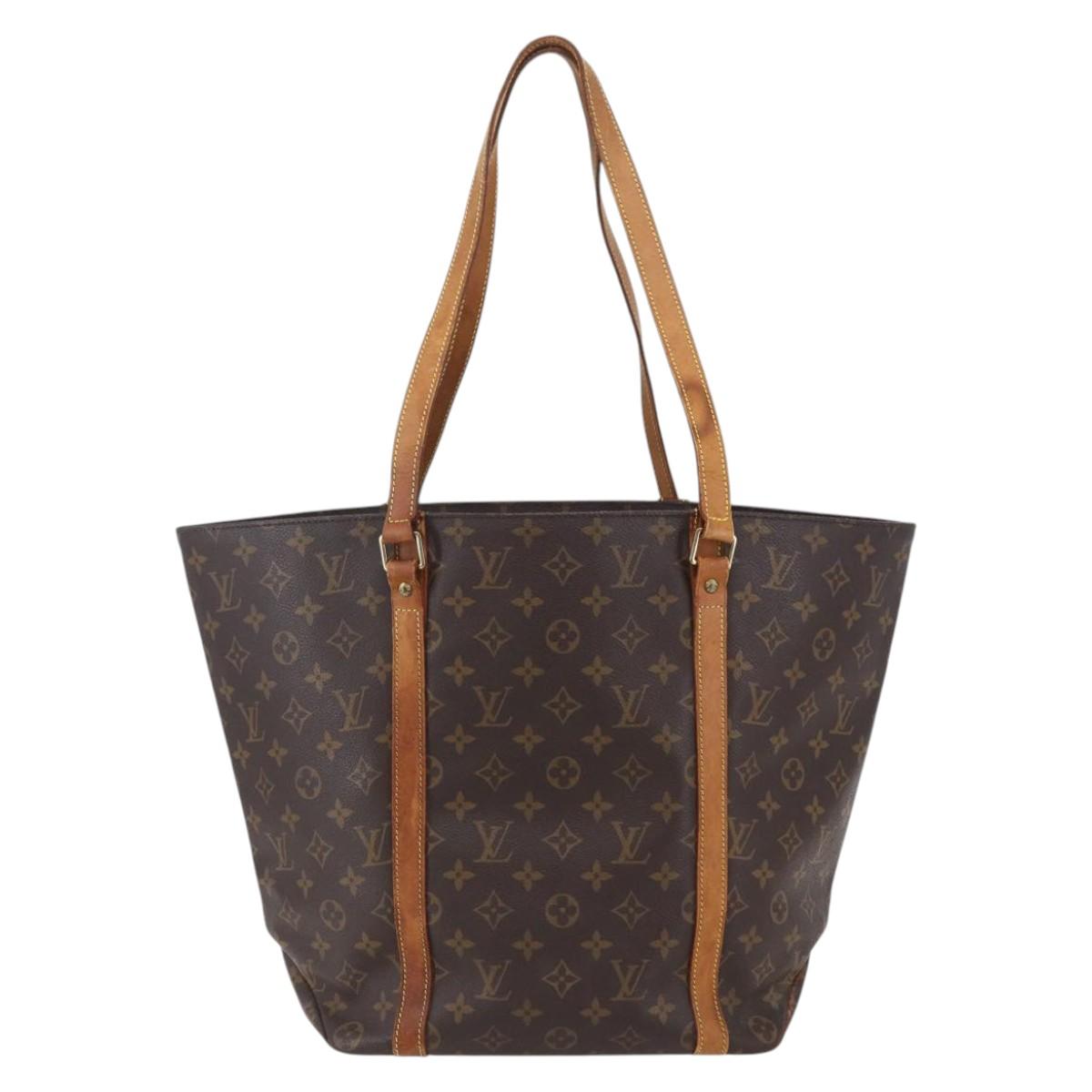 LOUIS VUITTON Monogram Sac Shopping Tote Bag M51108 LV Auth 154310