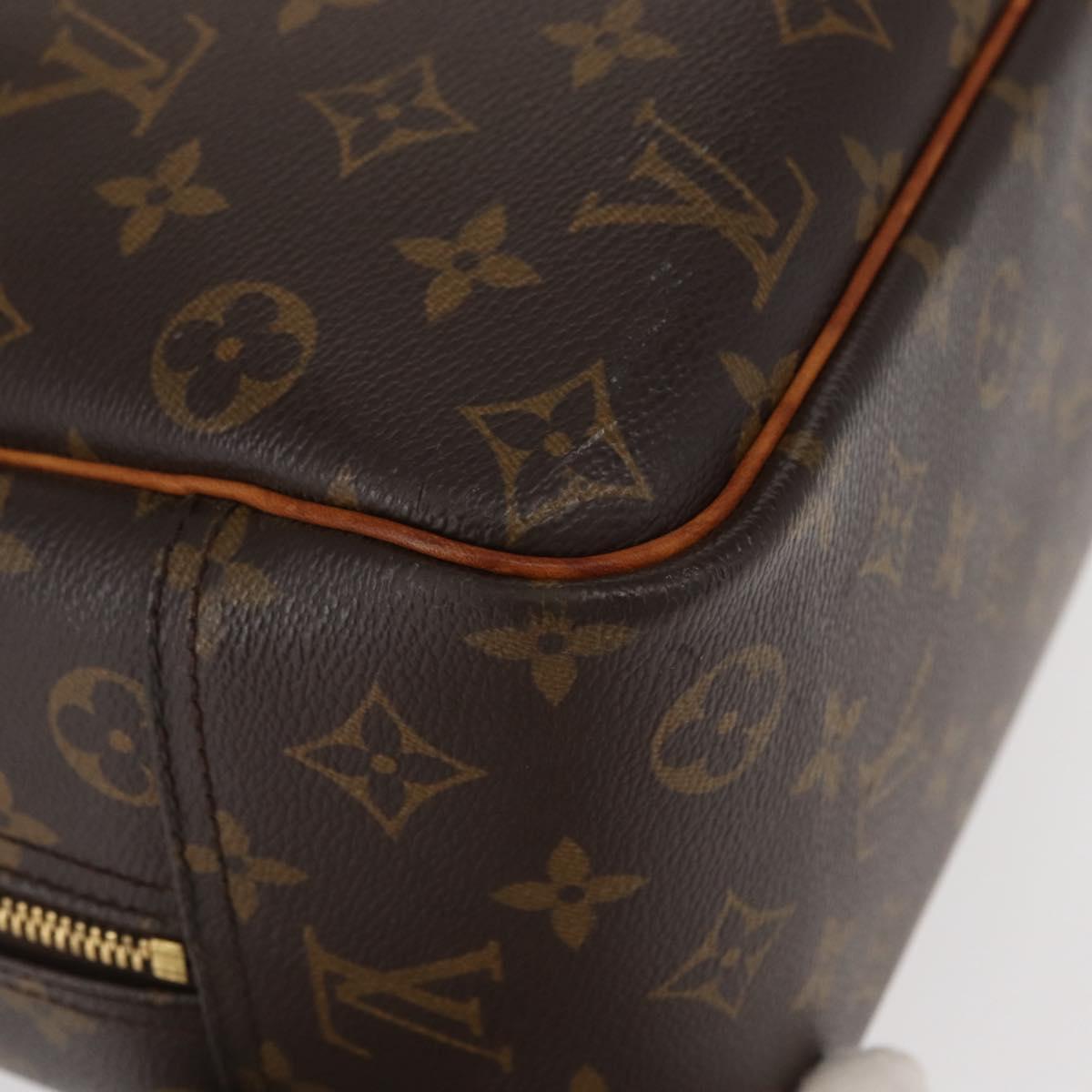 LOUIS VUITTON Monogram Deauville Hand Bag M47270 LV Auth 154311