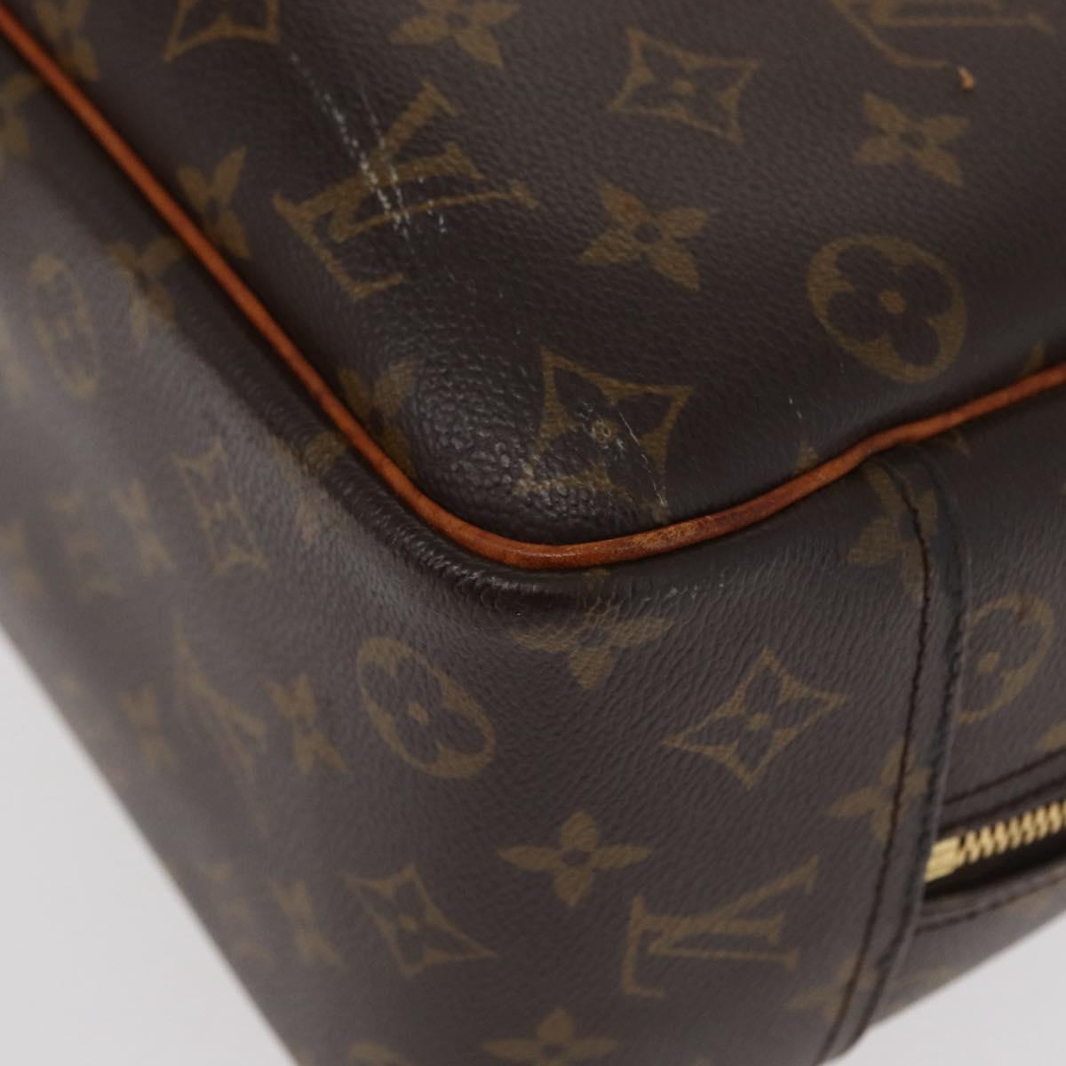 LOUIS VUITTON Monogram Deauville Hand Bag M47270 LV Auth 154311