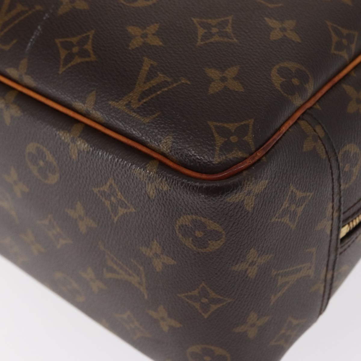 LOUIS VUITTON Monogram Deauville Hand Bag M47270 LV Auth 154311