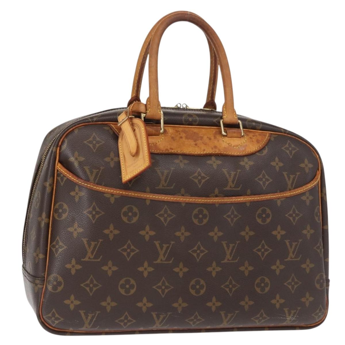 LOUIS VUITTON Monogram Deauville Hand Bag M47270 LV Auth 154311