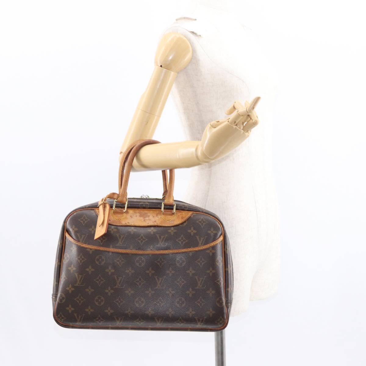 LOUIS VUITTON Monogram Deauville Hand Bag M47270 LV Auth 154311