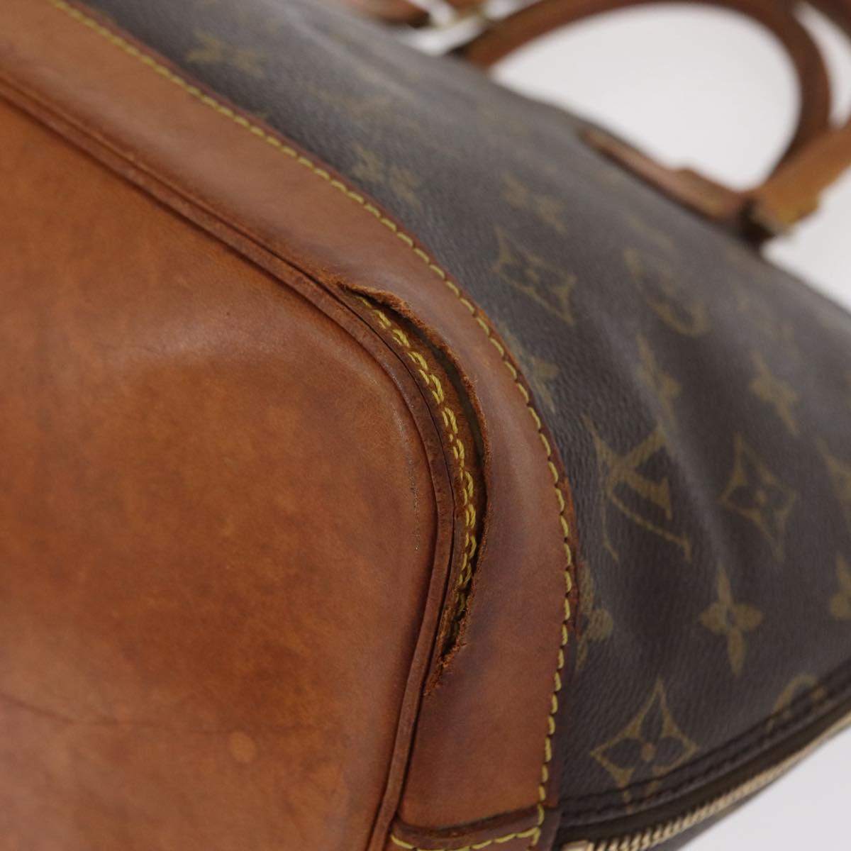 LOUIS VUITTON Monogram Alma Hand Bag M51130 LV Auth 154312