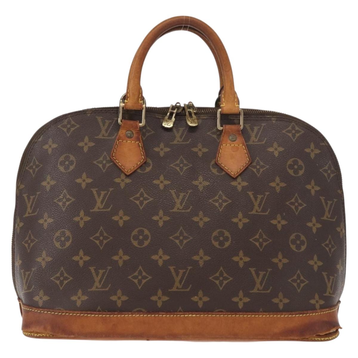 LOUIS VUITTON Monogram Alma Hand Bag M51130 LV Auth 154312