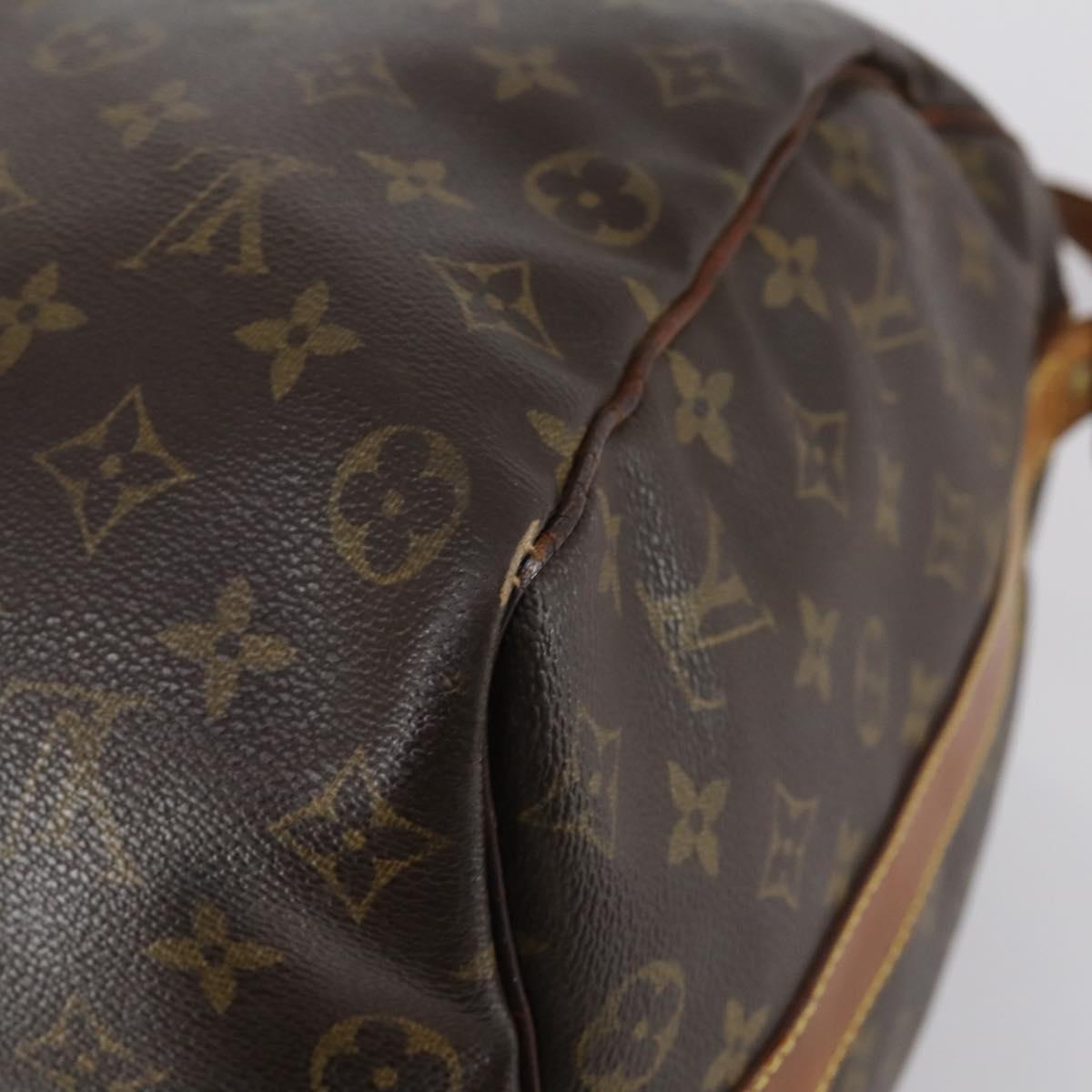 LOUIS VUITTON Monogram Keepall Bandouliere 50 Boston Bag M41416 LV Auth 154314