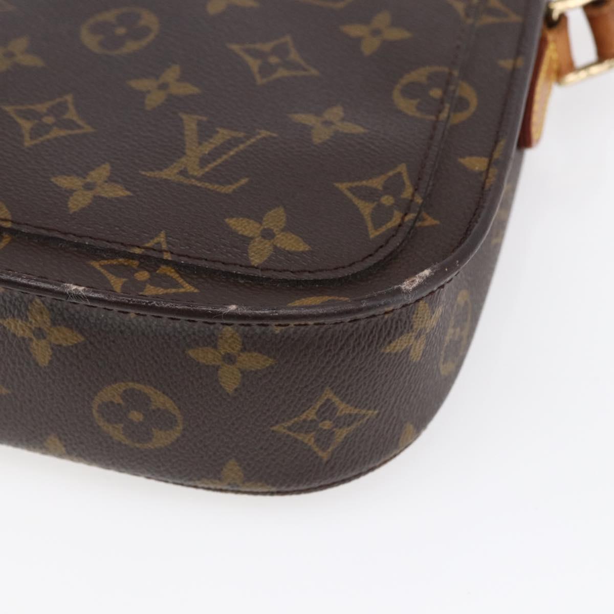 LOUIS VUITTON Monogram Saint Cloud MM Shoulder Bag M51243 LV Auth 154315