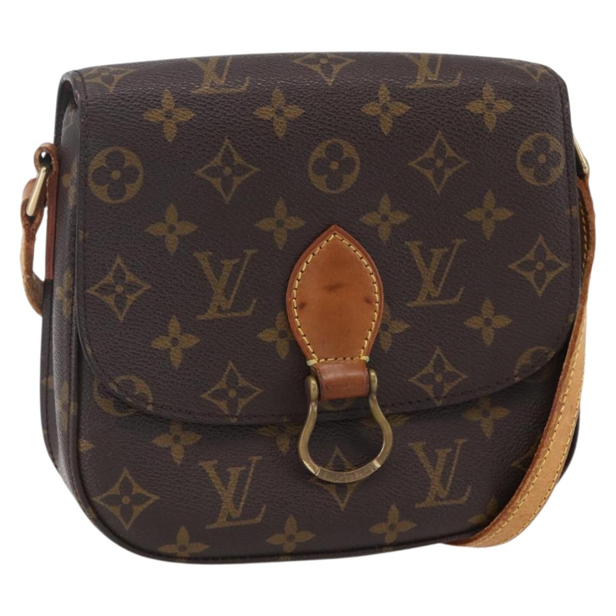 LOUIS VUITTON Monogram Saint Cloud MM Shoulder Bag M51243 LV Auth 154315