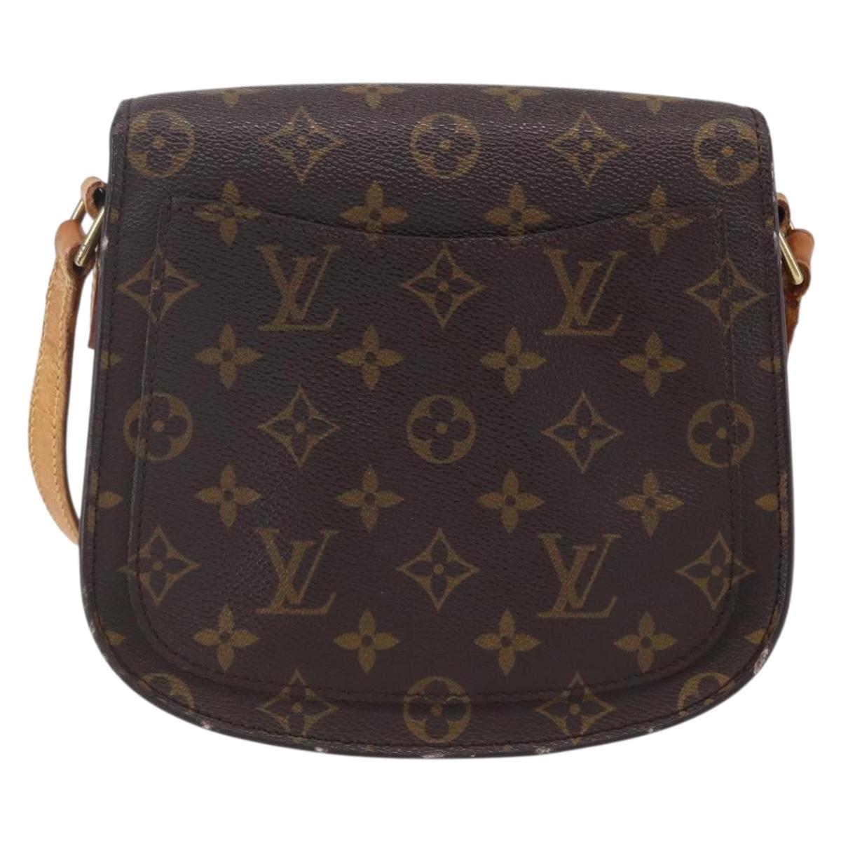 LOUIS VUITTON Monogram Saint Cloud MM Shoulder Bag M51243 LV Auth 154315