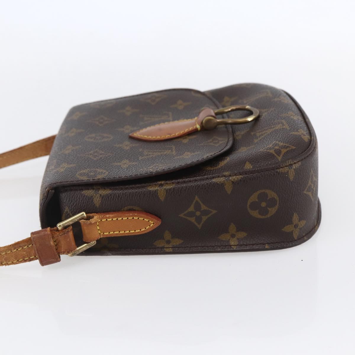 LOUIS VUITTON Monogram Saint Cloud MM Shoulder Bag M51243 LV Auth 154315