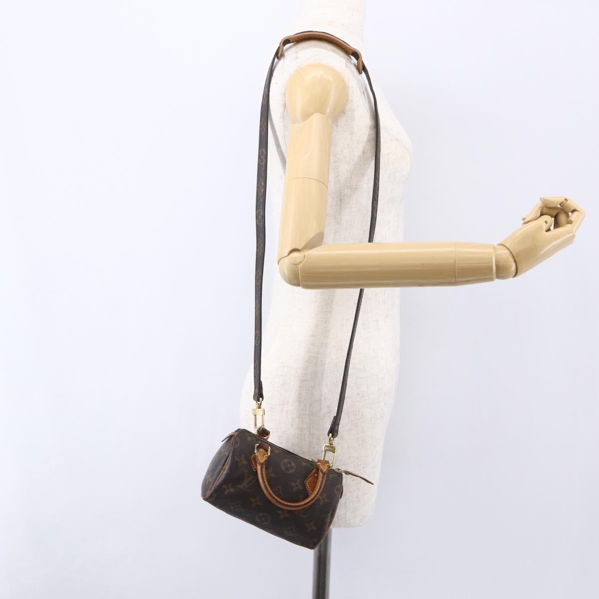 LOUIS VUITTON Monogram Mini Speedy Hand Bag M41534 LV Auth 154316