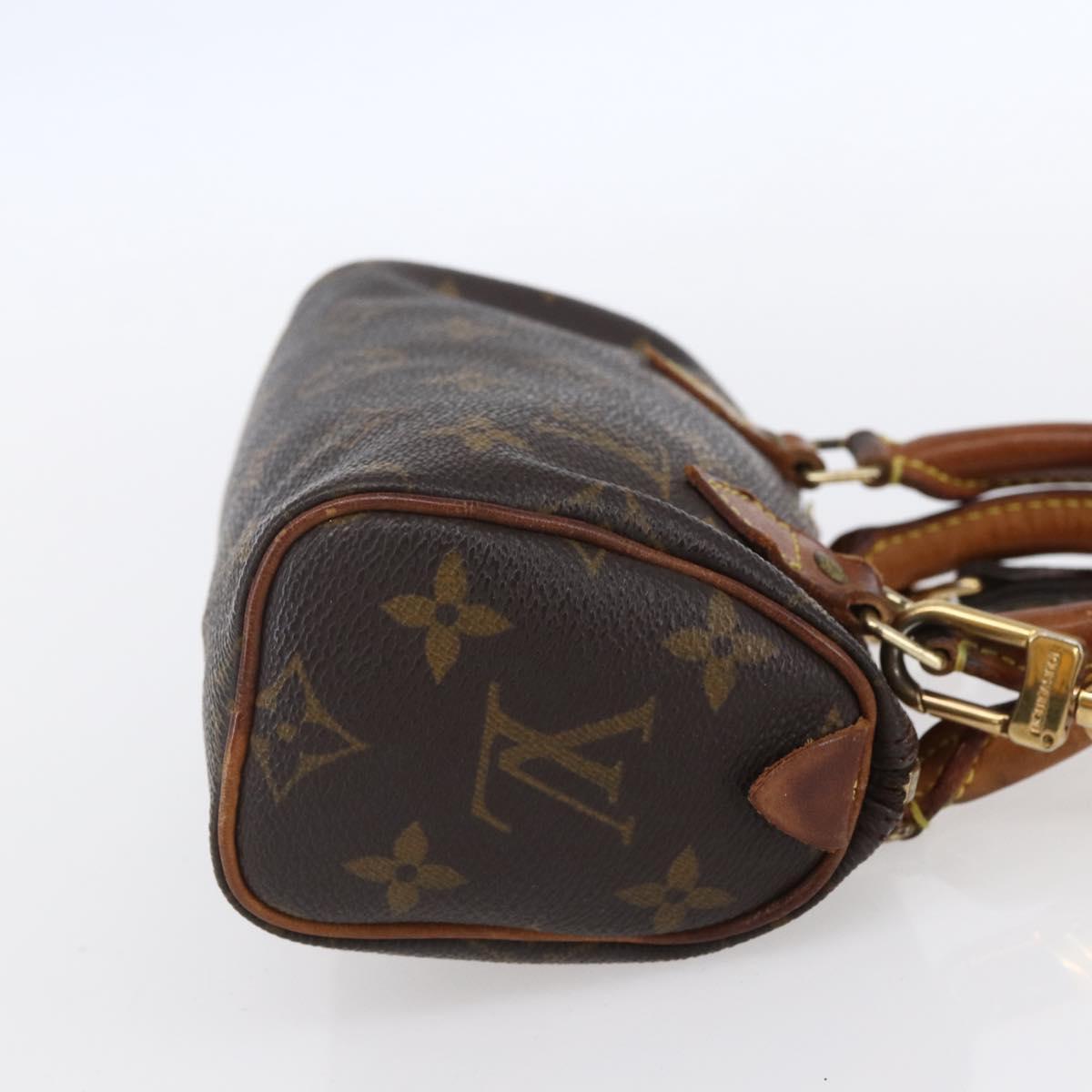 LOUIS VUITTON Monogram Mini Speedy Hand Bag M41534 LV Auth 154316