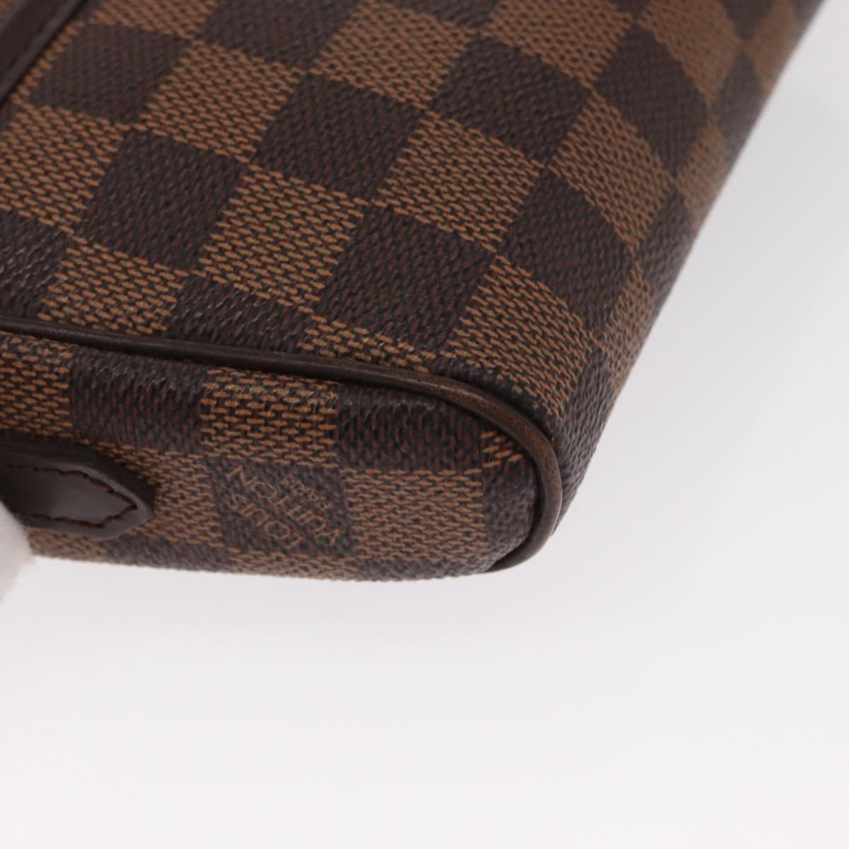 LOUIS VUITTON Damier Ebene Pochette Ipanema Shoulder Bag N51296 LV Auth 154318