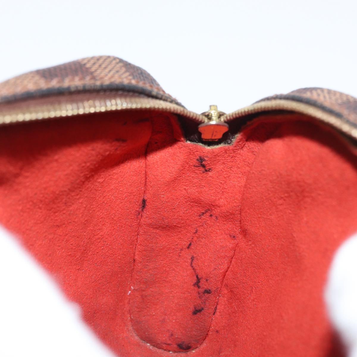 LOUIS VUITTON Damier Ebene Pochette Ipanema Shoulder Bag N51296 LV Auth 154318