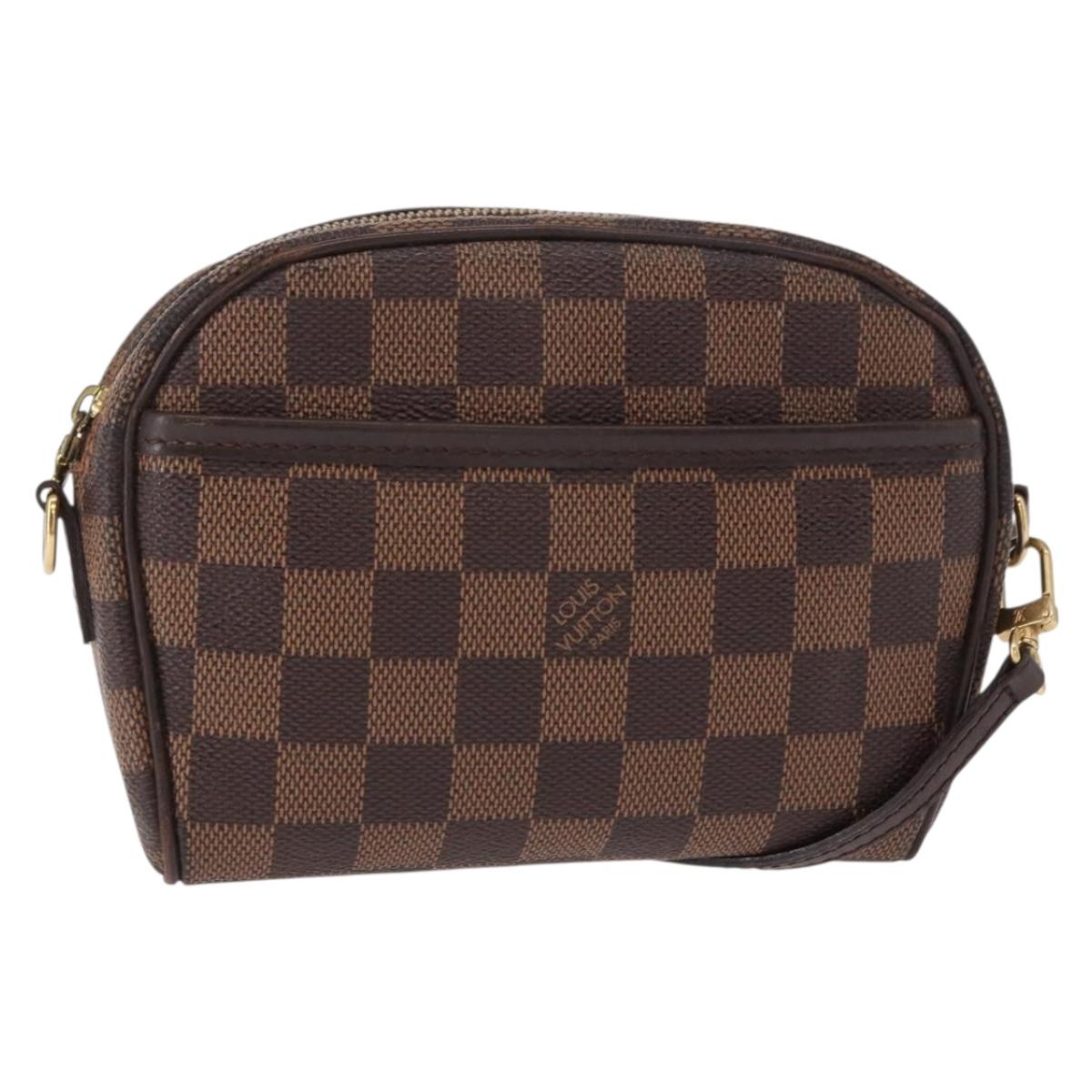 LOUIS VUITTON Damier Ebene Pochette Ipanema Shoulder Bag N51296 LV Auth 154318