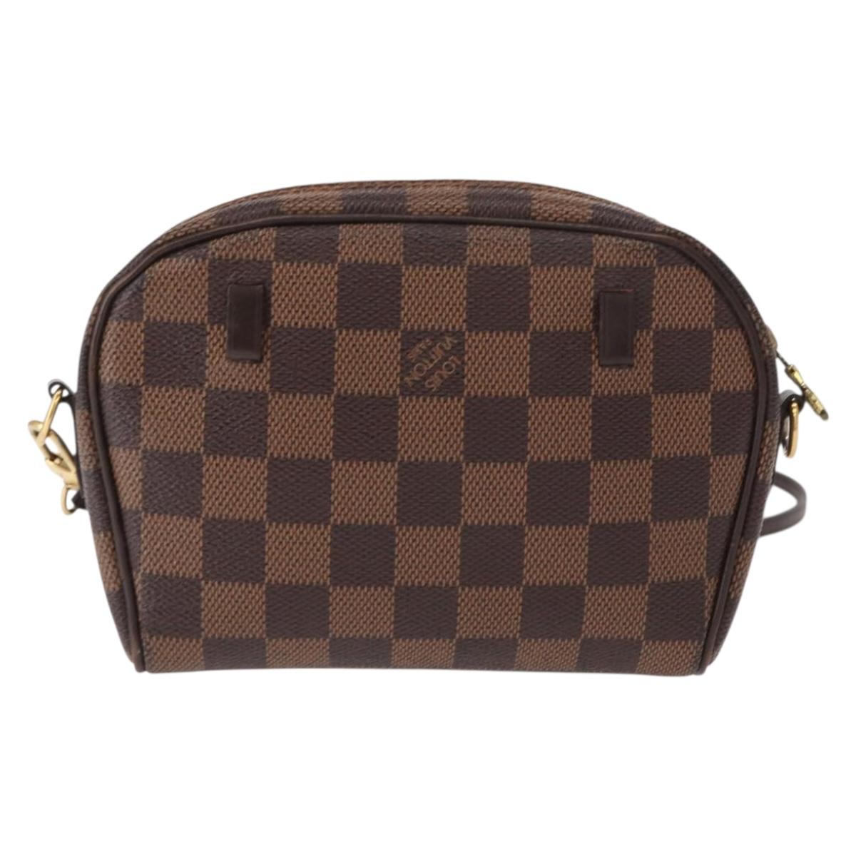 LOUIS VUITTON Damier Ebene Pochette Ipanema Shoulder Bag N51296 LV Auth 154318