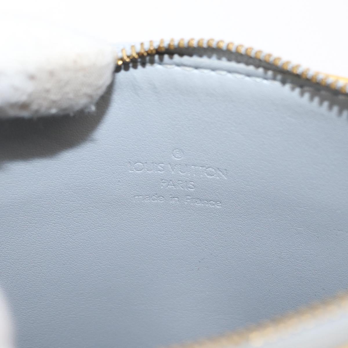 LOUIS VUITTON Monogram Vernis Motto Accessory Pouch Gris M91030 LV Auth 154320