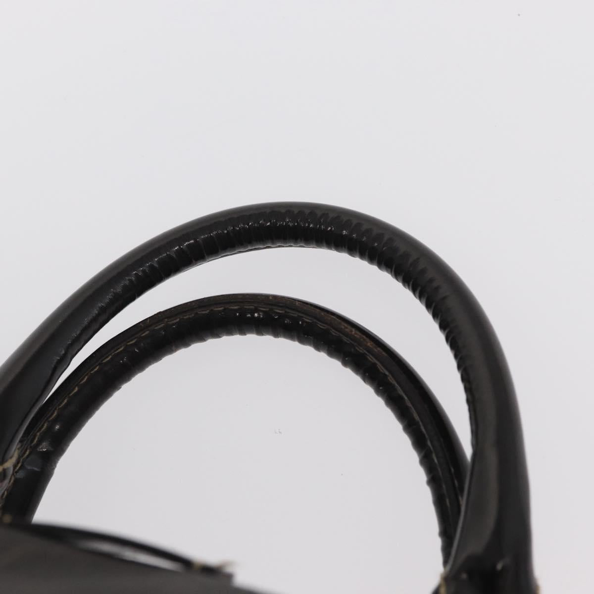 FENDI Zucchino Canvas Boston Bag PVC Dark Brown Gold 193603 Auth 154330