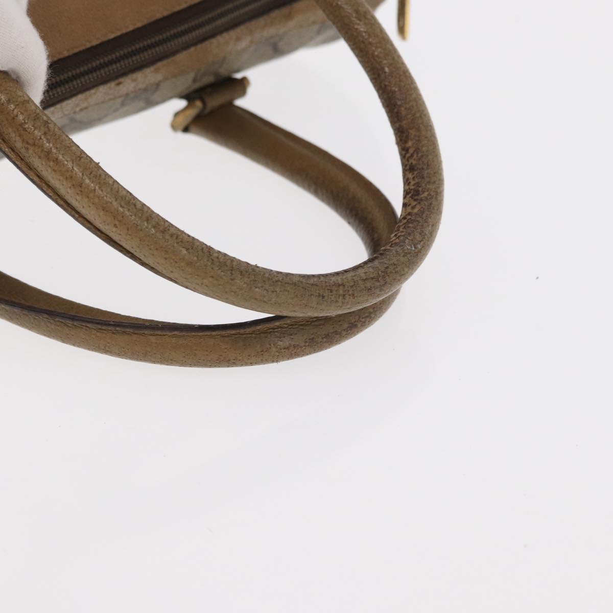 GUCCI GG Supreme Web Sherry Line Boston Bag PVC Beige 116 02 006 Auth 154334