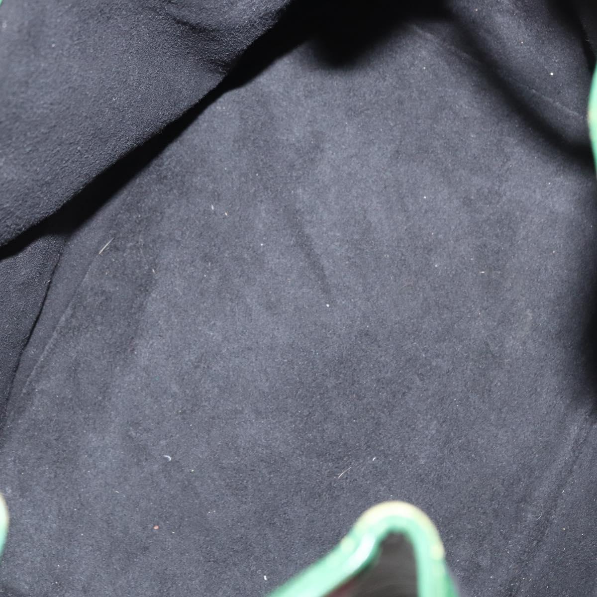 LOUIS VUITTON Epi Petit Noe Shoulder Bag Bicolor Green Red M44147 LV Auth 154342