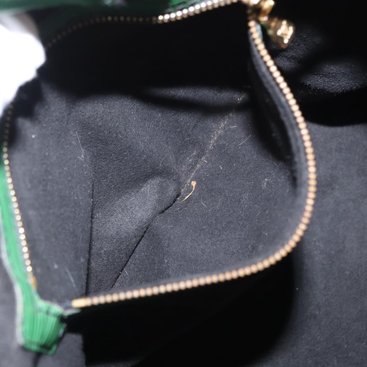 LOUIS VUITTON Epi Petit Noe Shoulder Bag Bicolor Green Red M44147 LV Auth 154342