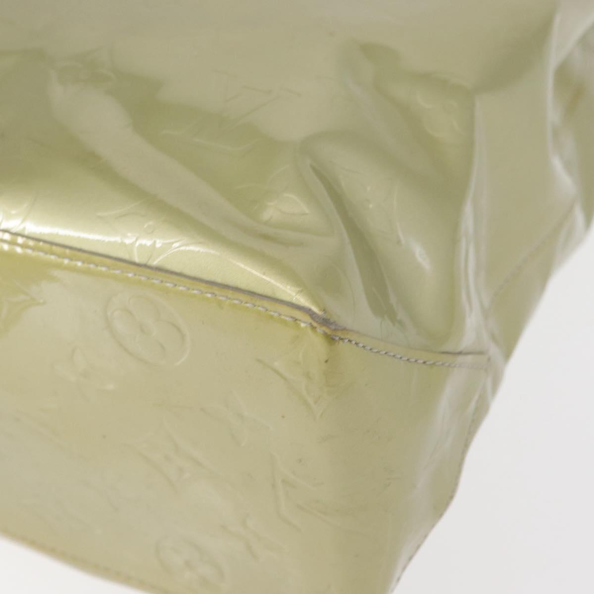 LOUIS VUITTON Monogram Vernis Reade MM Hand Bag Gris M91142 LV Auth 154344