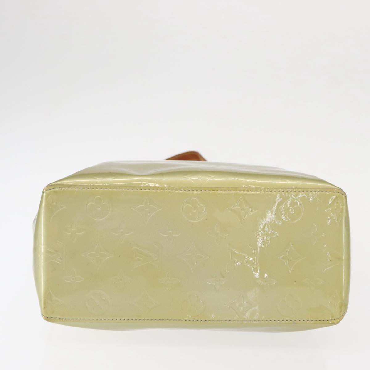 LOUIS VUITTON Monogram Vernis Reade MM Hand Bag Gris M91142 LV Auth 154344