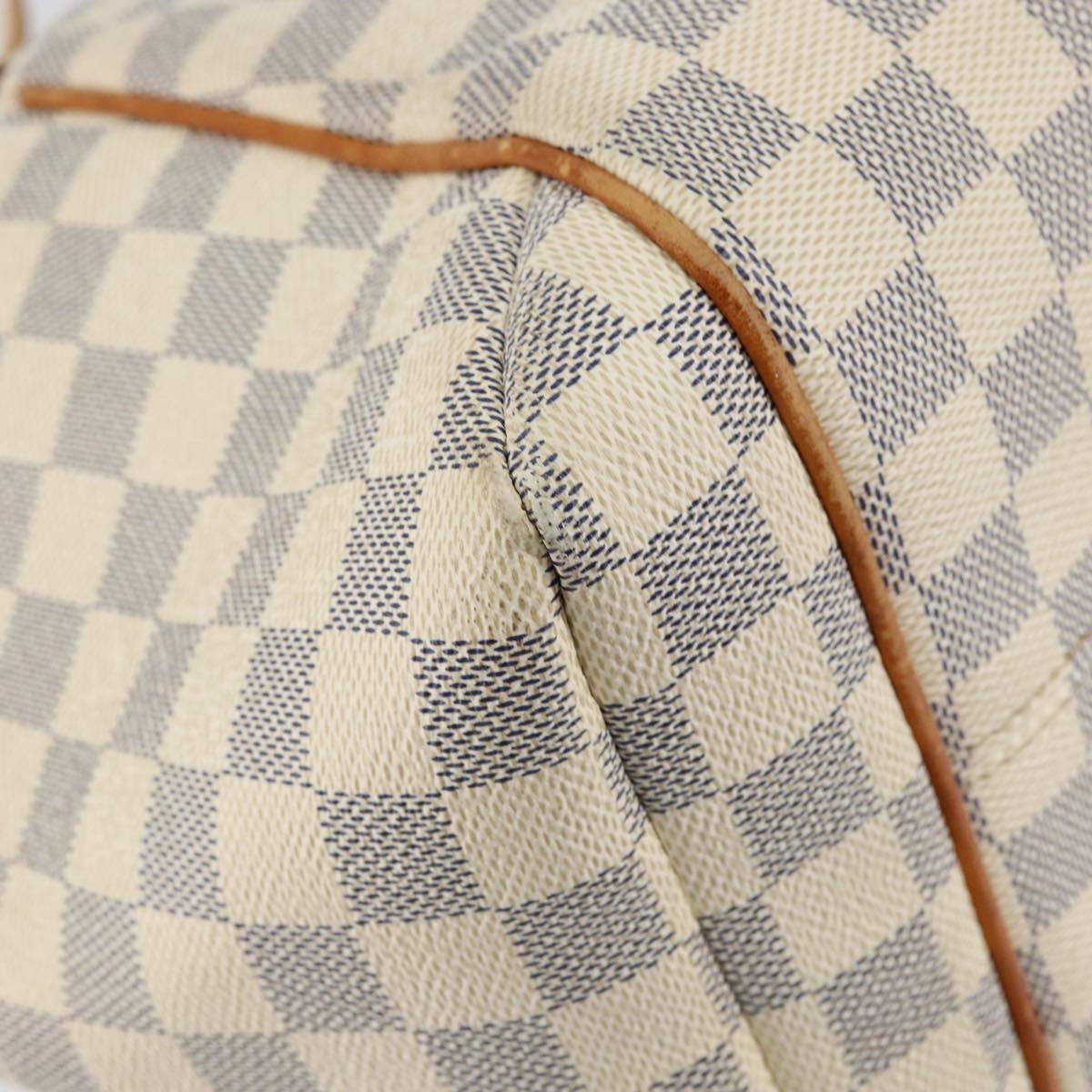 LOUIS VUITTON Damier Azur Totally MM Tote Bag N51262 LV Auth 154345