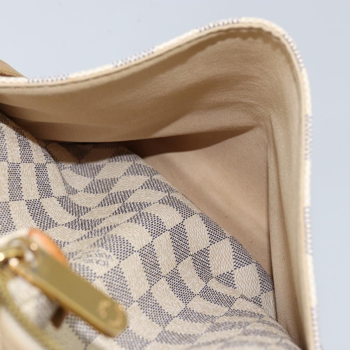 LOUIS VUITTON Damier Azur Totally MM Tote Bag N51262 LV Auth 154345