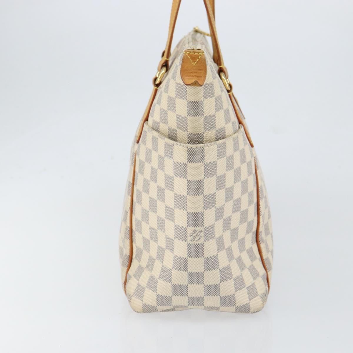 LOUIS VUITTON Damier Azur Totally MM Tote Bag N51262 LV Auth 154345