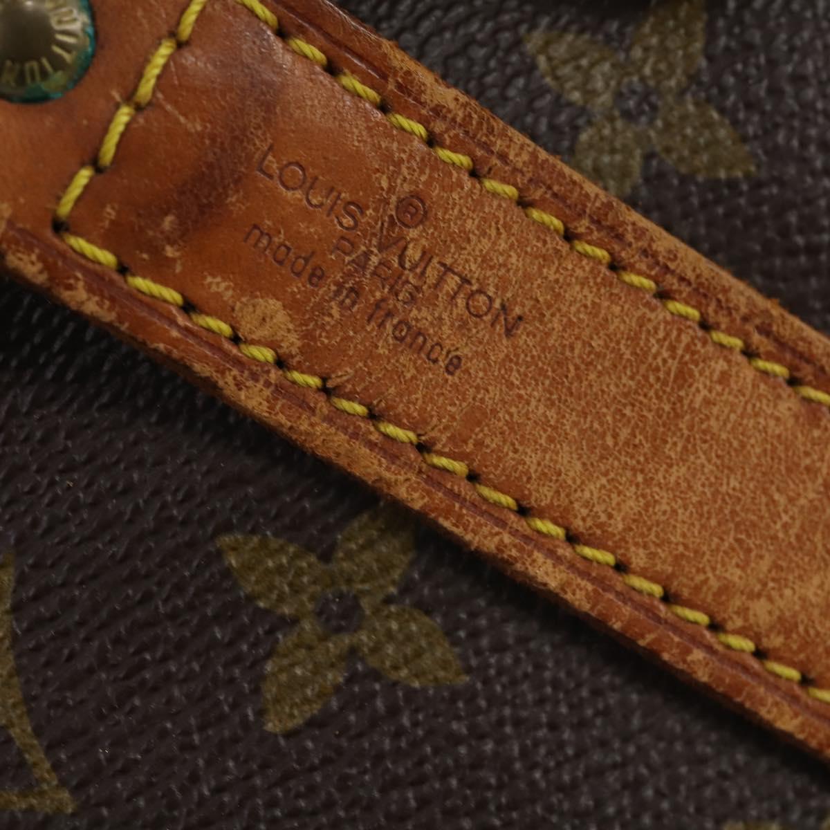 LOUIS VUITTON Monogram Keepall Bandouliere 60 Boston Bag M41412 LV Auth 154347