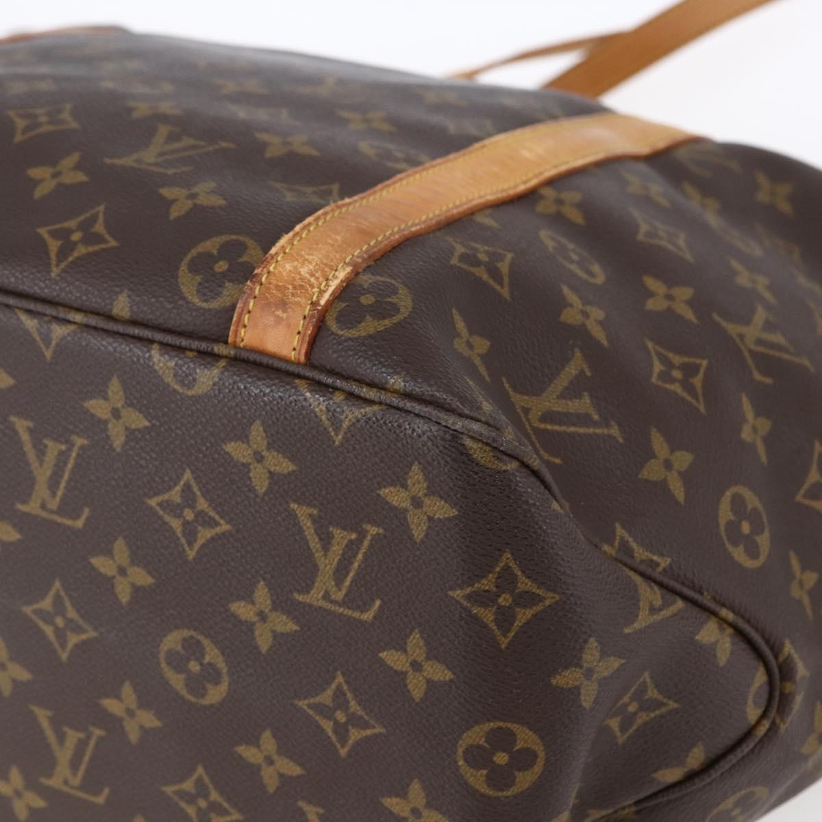 LOUIS VUITTON Monogram Sac Shopping GM Tote Bag M51110 LV Auth 154348