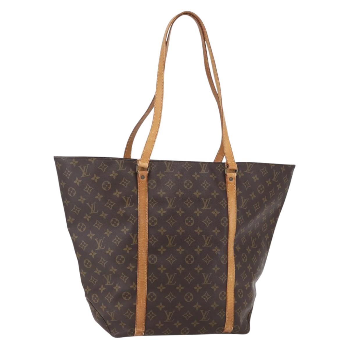 LOUIS VUITTON Monogram Sac Shopping GM Tote Bag M51110 LV Auth 154348