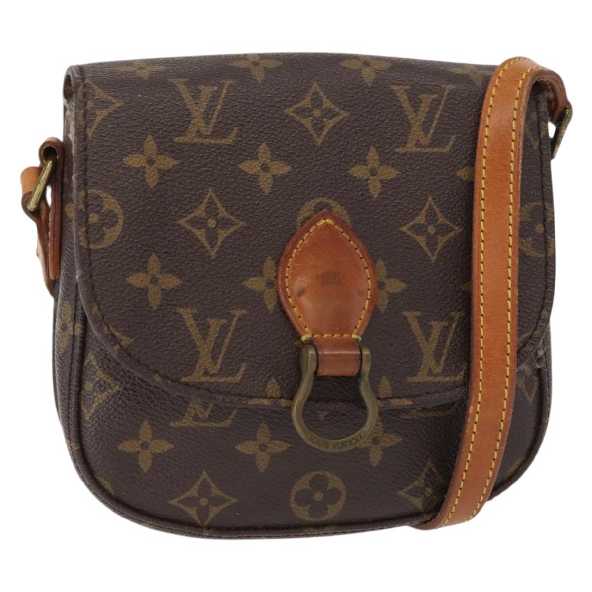 LOUIS VUITTON Monogram Saint Cloud PM Shoulder Bag M51244 LV Auth 154354