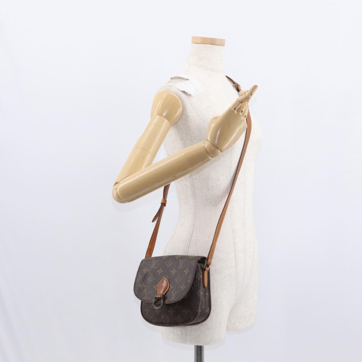 LOUIS VUITTON Monogram Saint Cloud PM Shoulder Bag M51244 LV Auth 154354