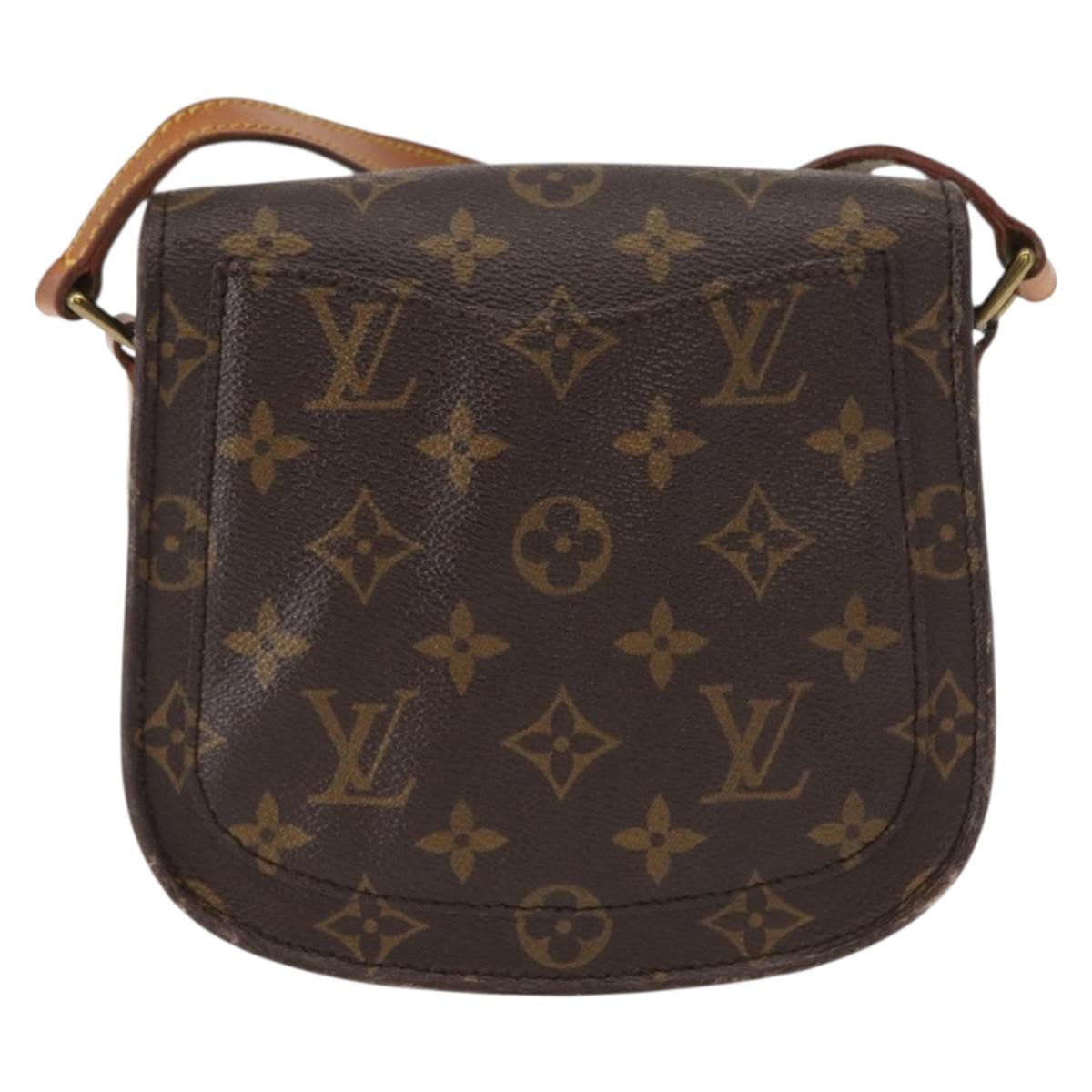 LOUIS VUITTON Monogram Saint Cloud PM Shoulder Bag M51244 LV Auth 154354