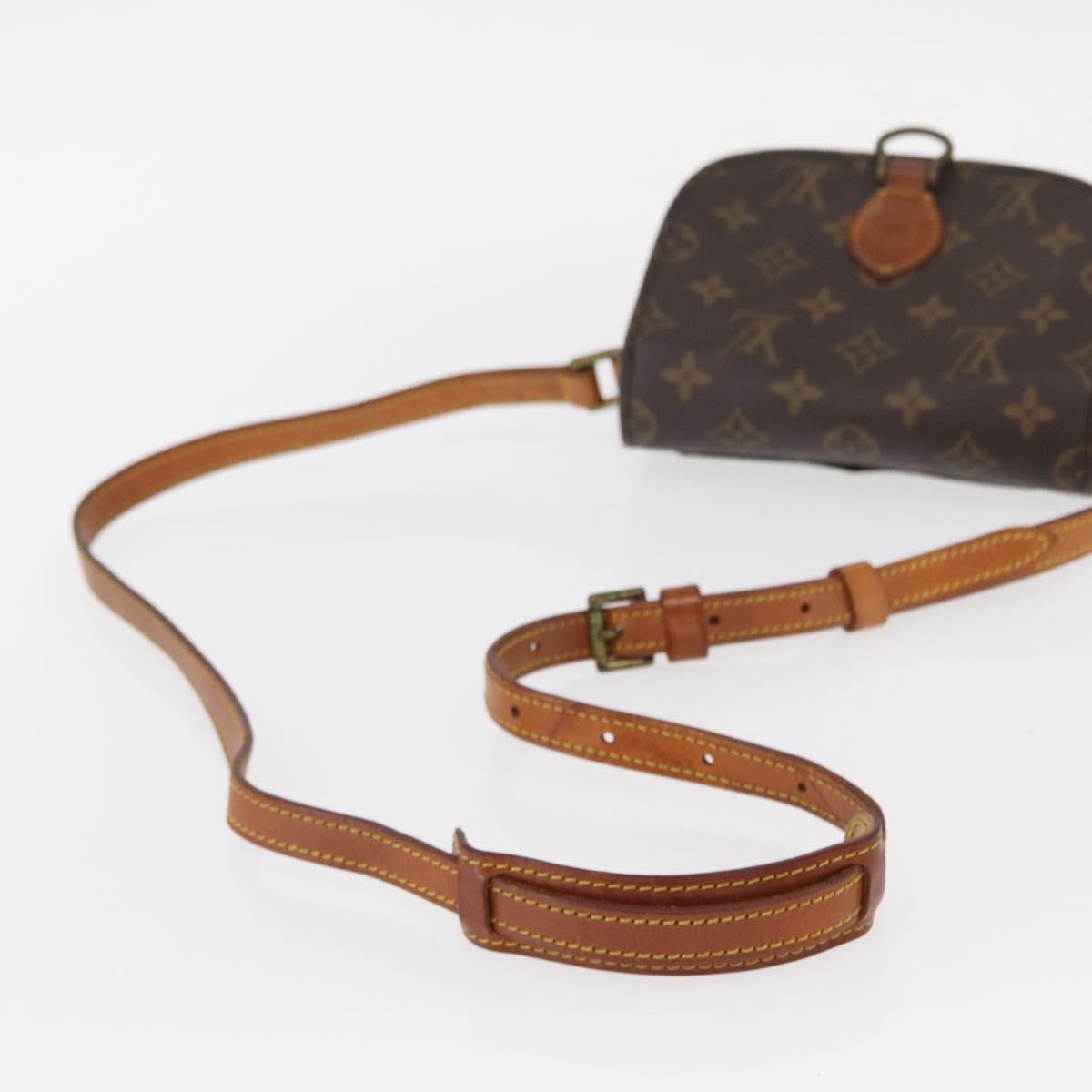 LOUIS VUITTON Monogram Saint Cloud PM Shoulder Bag M51244 LV Auth 154354