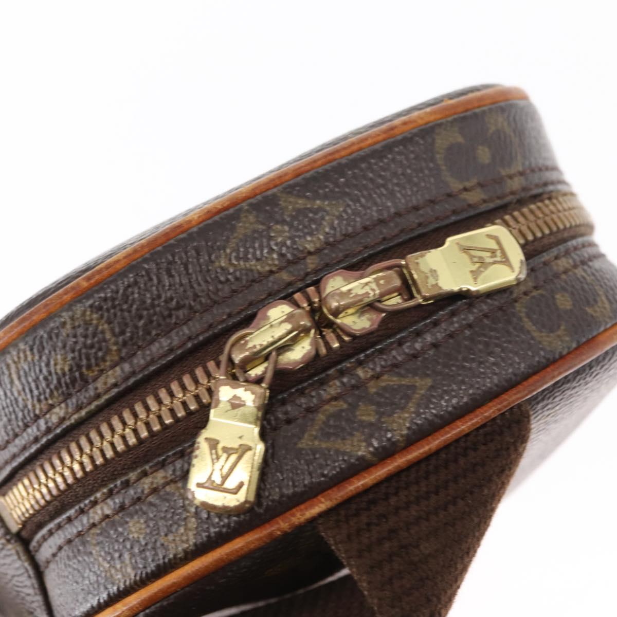 LOUIS VUITTON Monogram Pochette Gange Shoulder Bag M51870 LV Auth 154356