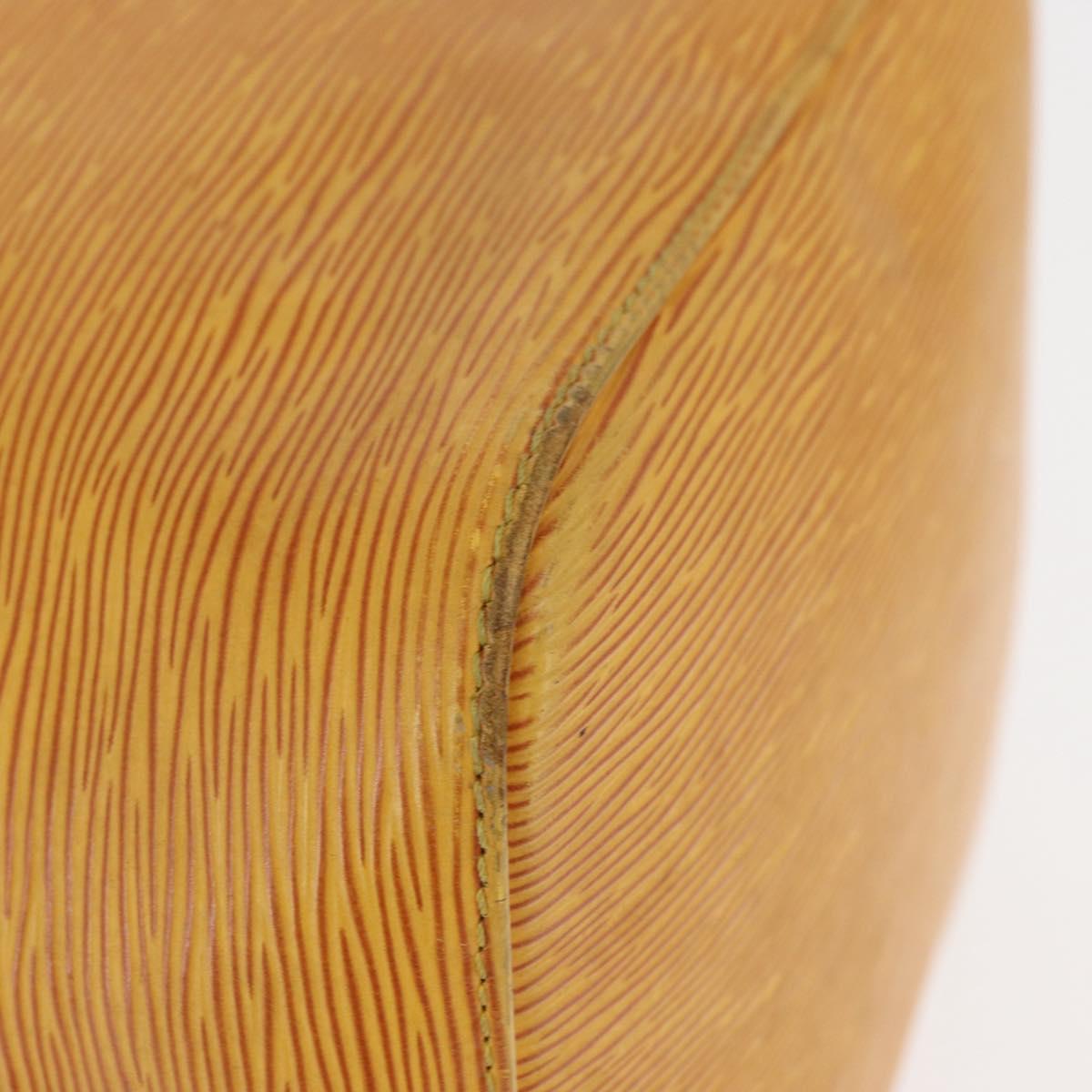 LOUIS VUITTON Epi Petit Noe Shoulder Bag Yellow M44109 LV Auth 154360