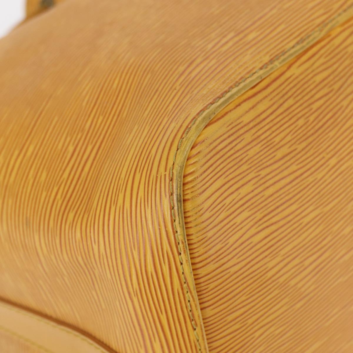 LOUIS VUITTON Epi Petit Noe Shoulder Bag Yellow M44109 LV Auth 154360