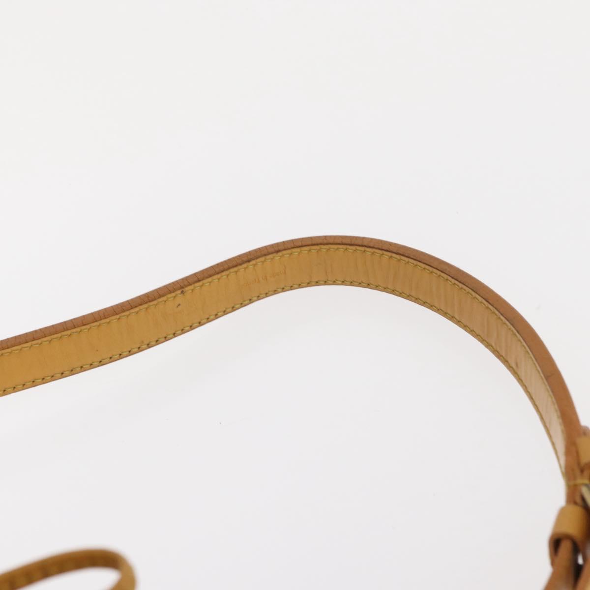 LOUIS VUITTON Epi Petit Noe Shoulder Bag Yellow M44109 LV Auth 154360