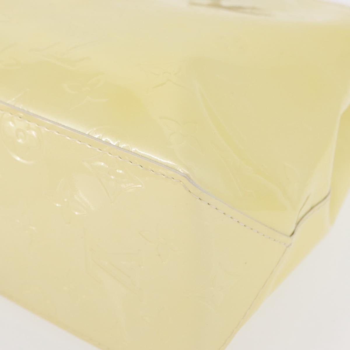 LOUIS VUITTON Monogram Vernis Reade PM Hand Bag Perle M91336 LV Auth 154364V