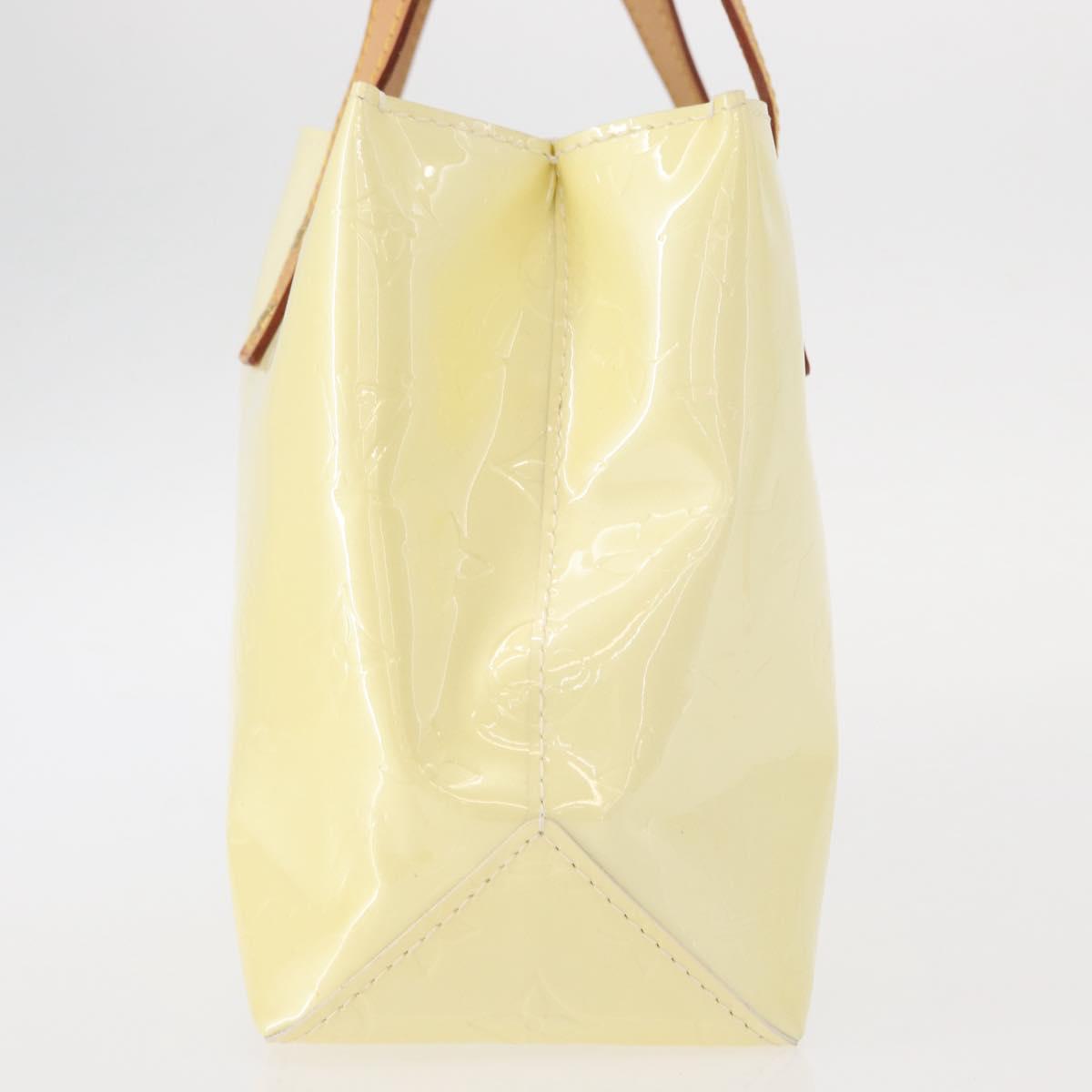 LOUIS VUITTON Monogram Vernis Reade PM Hand Bag Perle M91336 LV Auth 154364V