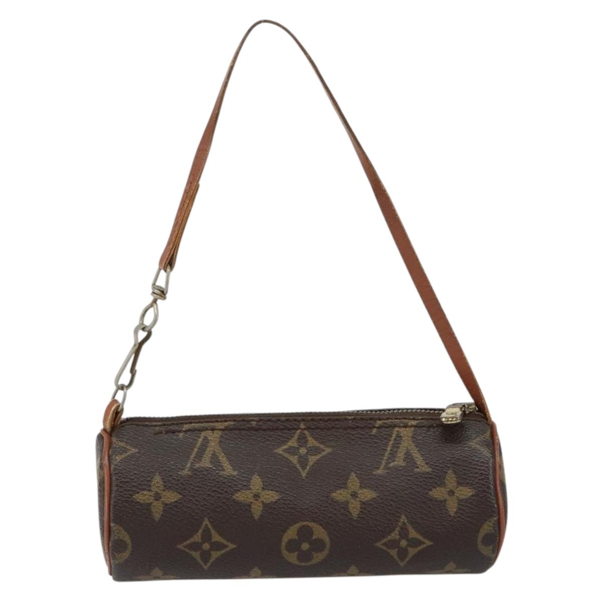 LOUIS VUITTON Monogram Papillon Pouch LV Auth 154381