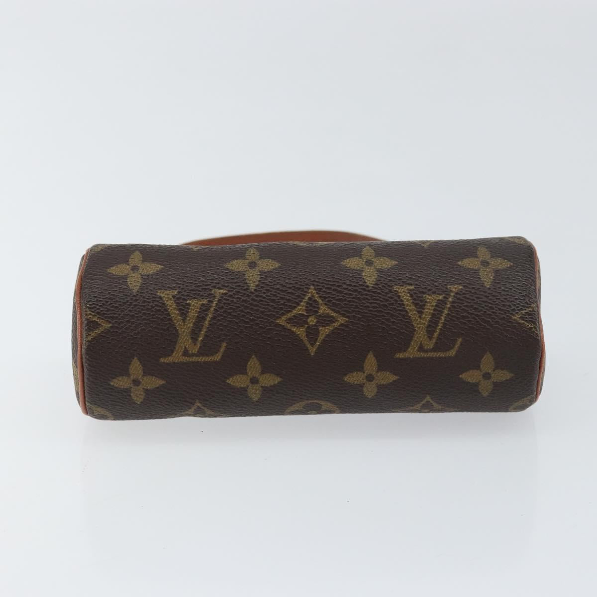 LOUIS VUITTON Monogram Papillon Pouch LV Auth 154381