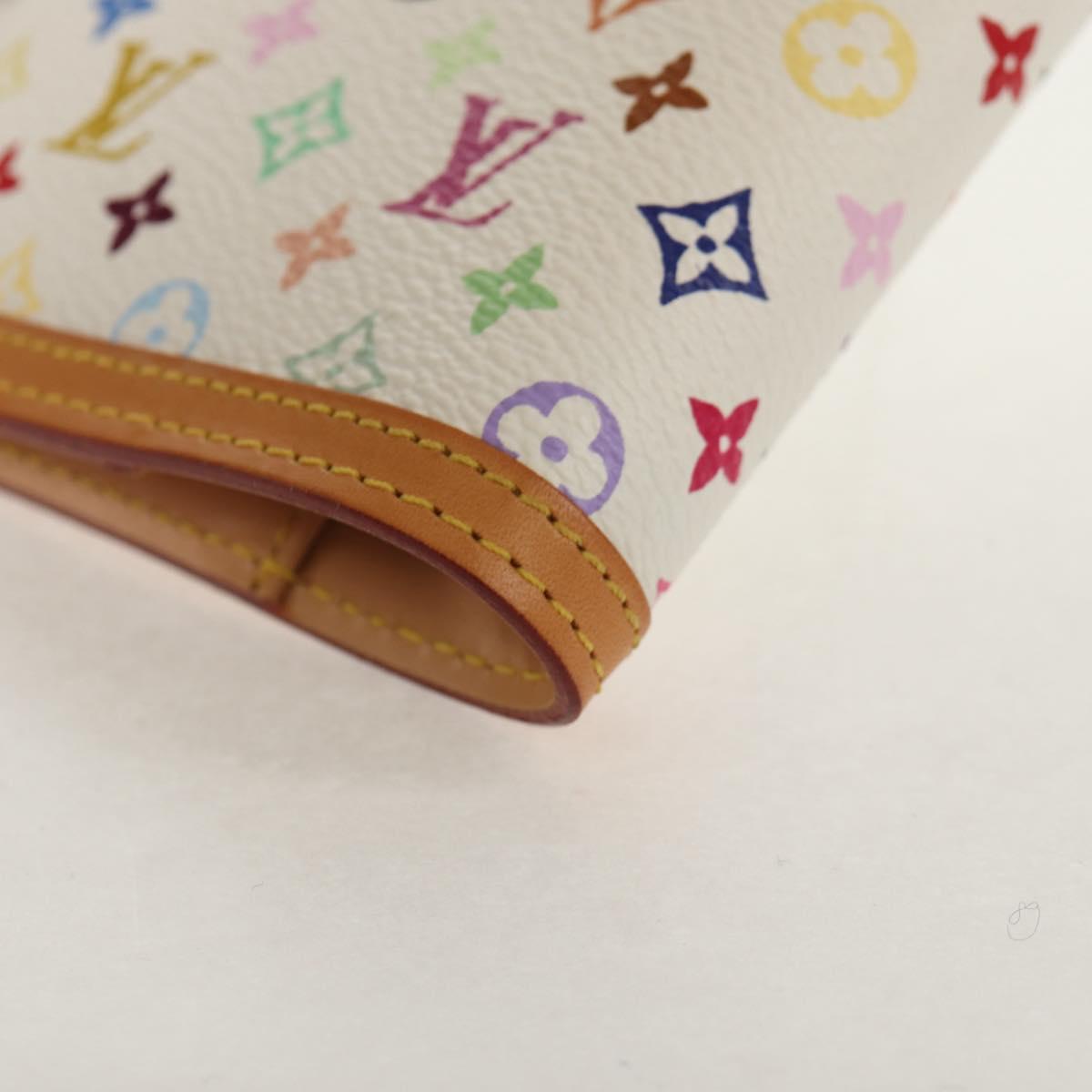 LOUIS VUITTON Multicolor Agenda PM Day Planner Cover White R21074 Auth 154385V