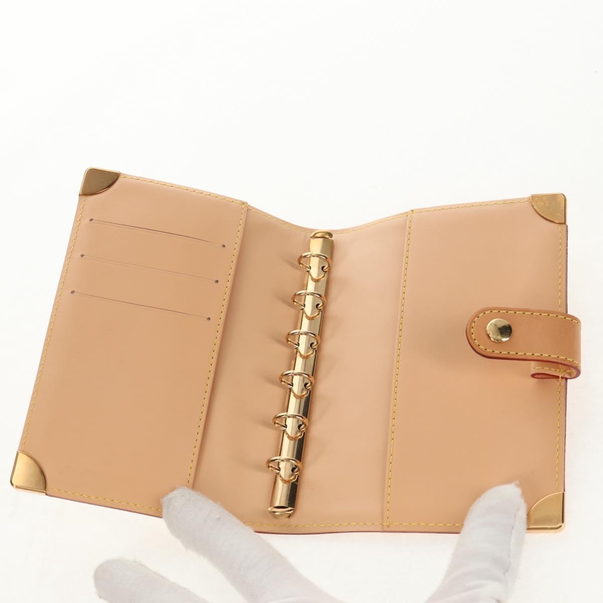 LOUIS VUITTON Multicolor Agenda PM Day Planner Cover White R21074 Auth 154385V