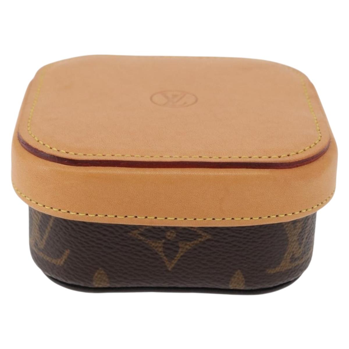 LOUIS VUITTON Monogram Boite Camille MM Jewelry Box GI0018 LV Auth 154388V